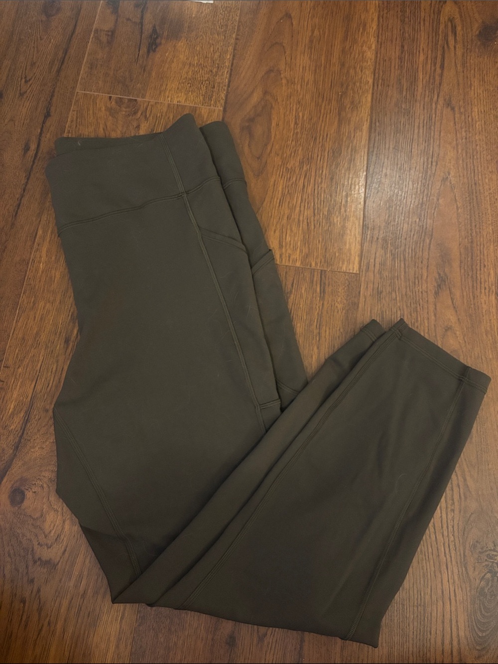 lululemon athletica Olive Green High-Rise Capris
